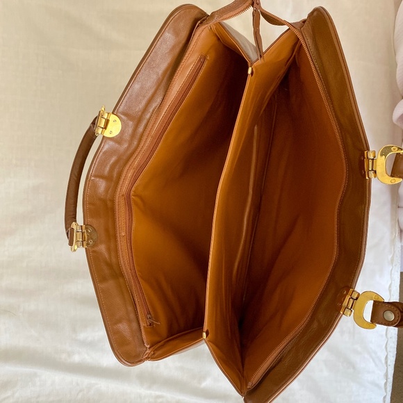 Susan Gail Briefcase  Vintage Calf Skin  1970's - Picture 3 of 5